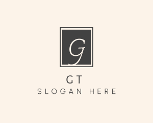 Elegant Square Lettermark logo design