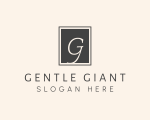 Elegant Square Lettermark logo design