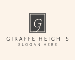 Elegant Square Lettermark logo design