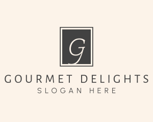 Elegant Square Lettermark logo design