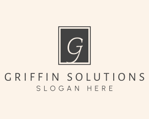 Elegant Square Lettermark logo design