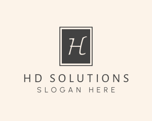 Elegant Square Lettermark logo design