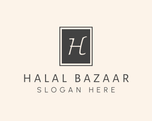 Elegant Square Lettermark logo design