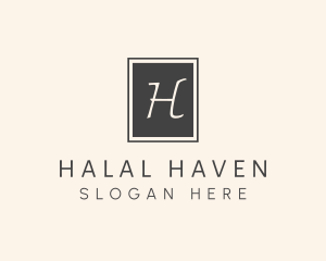 Elegant Square Lettermark logo design