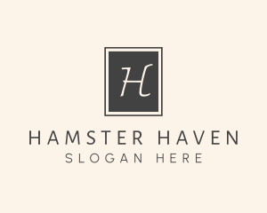 Elegant Square Lettermark logo design