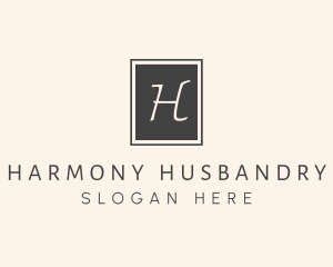 Elegant Square Lettermark logo design