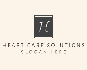 Elegant Square Lettermark logo design