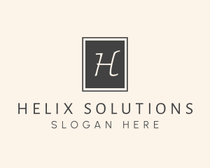 Elegant Square Lettermark logo design