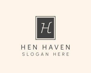 Elegant Square Lettermark logo design