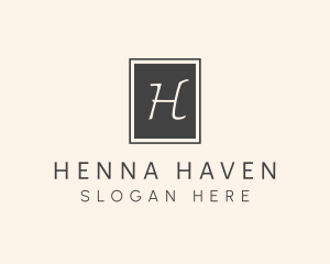 Elegant Square Lettermark logo design