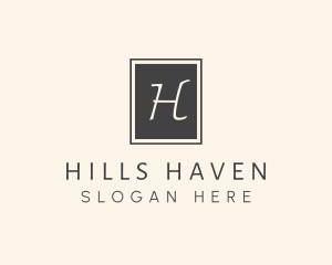 Elegant Square Lettermark logo design