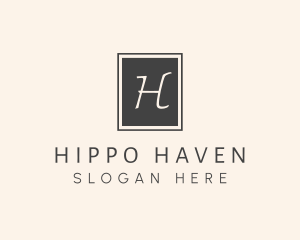 Elegant Square Lettermark logo design