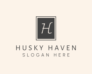 Elegant Square Lettermark logo design