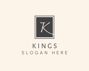 Elegant Square Lettermark logo design