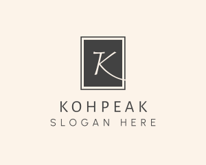 Elegant Square Lettermark logo design