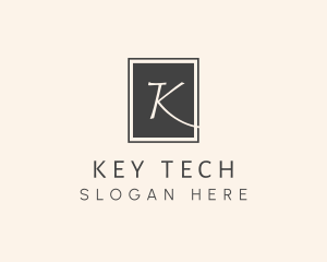 Elegant Square Lettermark logo design