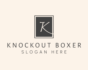 Elegant Square Lettermark logo design