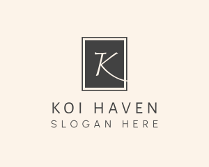 Elegant Square Lettermark logo design