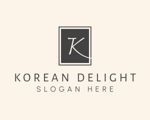 Elegant Square Lettermark logo design