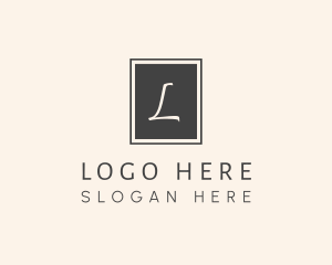 Elegant Square Lettermark logo design