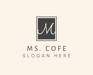 Elegant Square Lettermark logo design