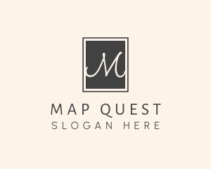 Elegant Square Lettermark logo design