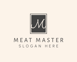 Elegant Square Lettermark logo design