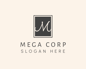 Elegant Square Lettermark logo design