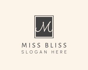 Elegant Square Lettermark logo design