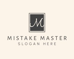 Elegant Square Lettermark logo design