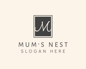 Elegant Square Lettermark logo design