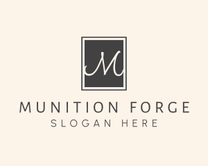 Elegant Square Lettermark logo design