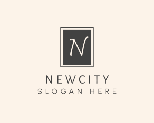 Elegant Square Lettermark logo design