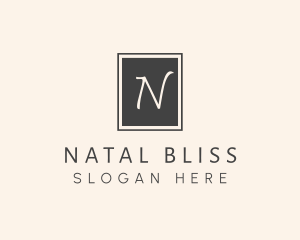 Elegant Square Lettermark logo design