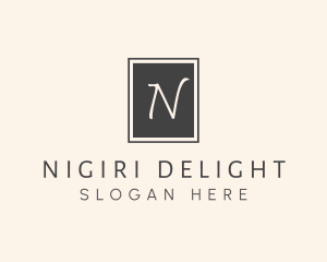 Elegant Square Lettermark logo design