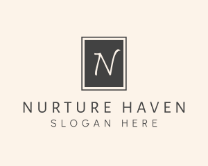 Elegant Square Lettermark logo design