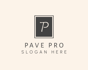 Elegant Square Lettermark logo design