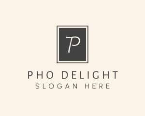 Elegant Square Lettermark logo design