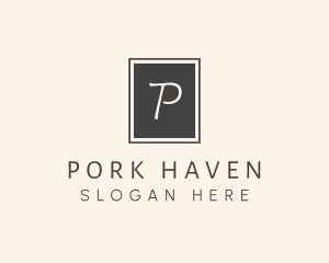 Elegant Square Lettermark logo design