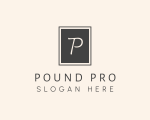 Elegant Square Lettermark logo design