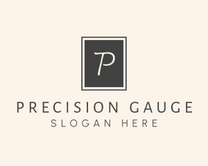 Elegant Square Lettermark logo design