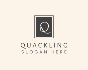 Elegant Square Lettermark logo design