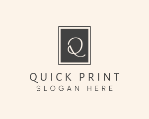 Elegant Square Lettermark logo design