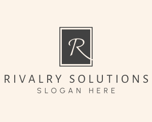 Elegant Square Lettermark logo design