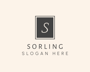 Elegant Square Lettermark logo design