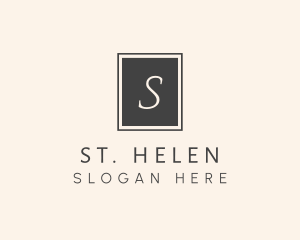 Elegant Square Lettermark logo design