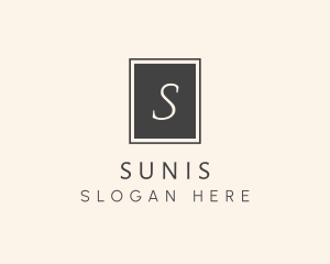 Elegant Square Lettermark logo design