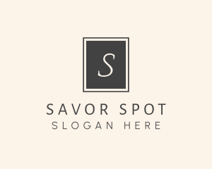 Elegant Square Lettermark logo design