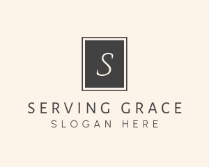 Elegant Square Lettermark logo design