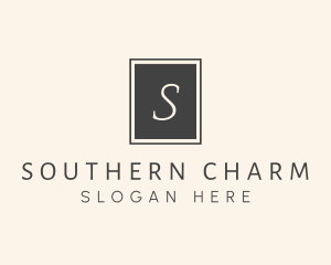 Elegant Square Lettermark logo design